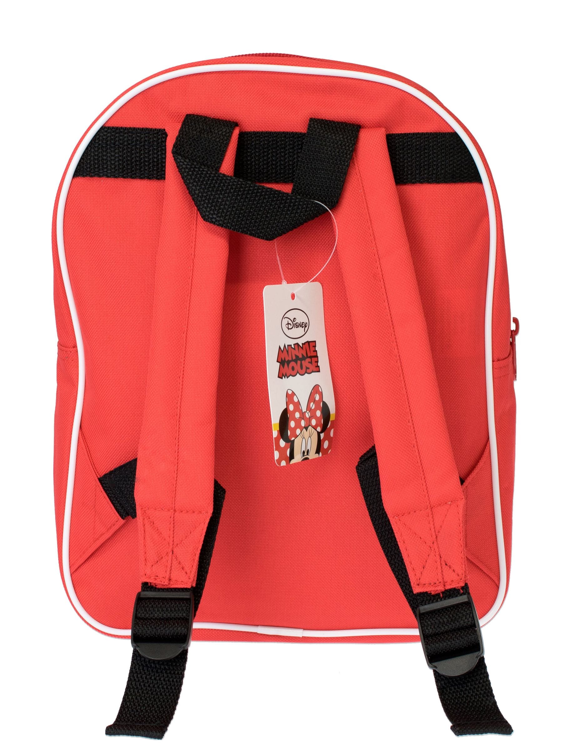 Buy Character Red Minnie Mouse 3D Bow Backpack from the Next UK online shop
