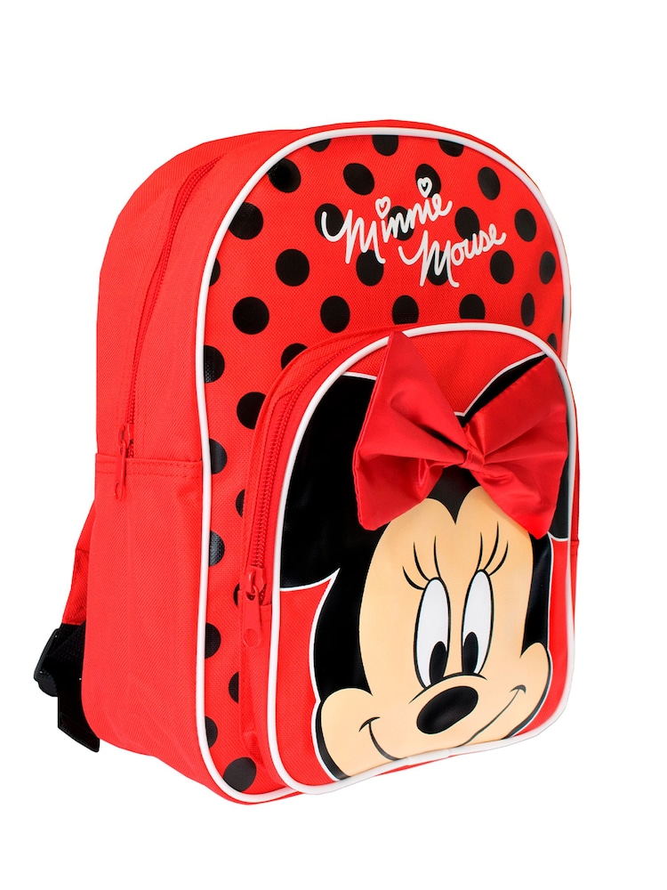 Character Red Minnie Mouse 3D Bow Backpack - Image 3 of 3
