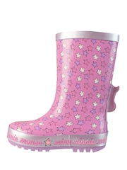 Character Pink Minnie Mouse Unicorn Print Wellies - Image 3 of 5