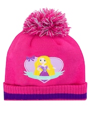 Character Pink Rapunzel Winter Hat and Gloves Set - Image 2 of 3