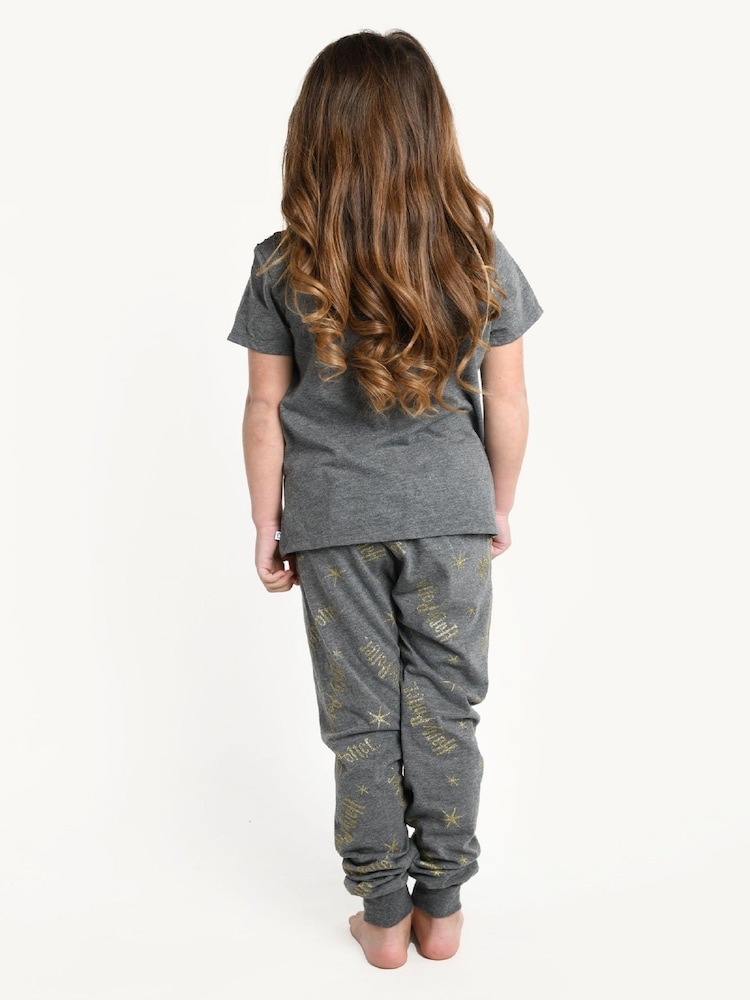 Brand Threads Grey Harry Potter Hedwig Girls Pyjama Set - Image 2 of 7
