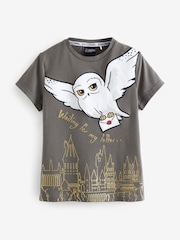 Brand Threads Grey Harry Potter Hedwig Girls Pyjama Set - Image 6 of 7
