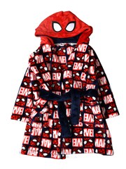 Brand Threads Red Spiderman Boys Hooded Dressing Gown - Image 2 of 4