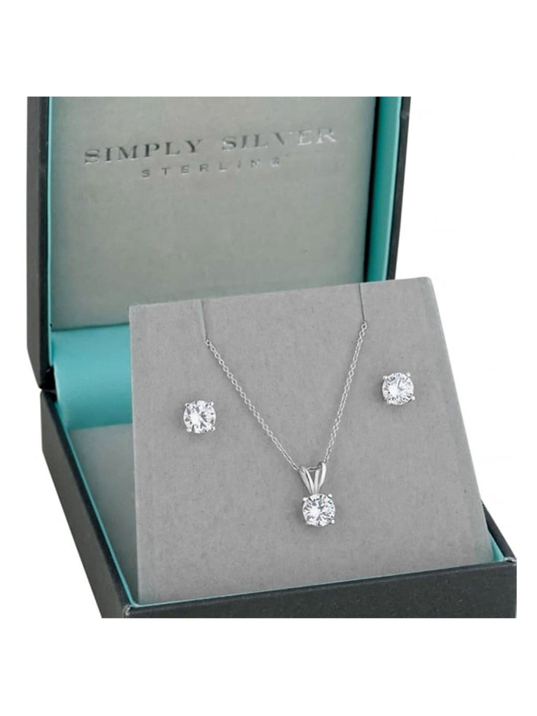 Round cubic zirconia necklace new arrivals