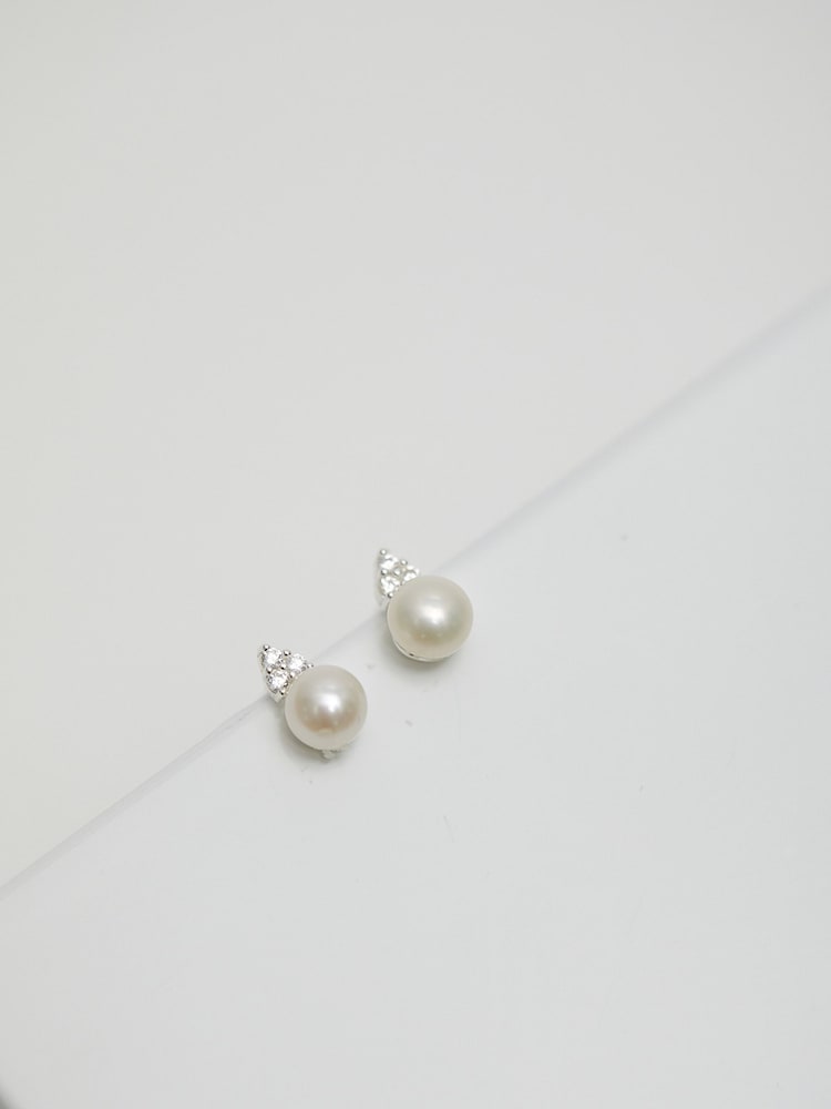 Simply Silver Sterling Silver Tone 925 Freshwater Pearl Set - Gift Boxed - Image 4 of 4