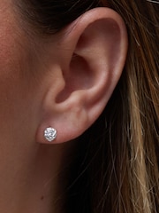 Simply Silver Sterling Silver Tone 925 Cubic Zirconia Knot Set - Gift Boxed - Image 3 of 4