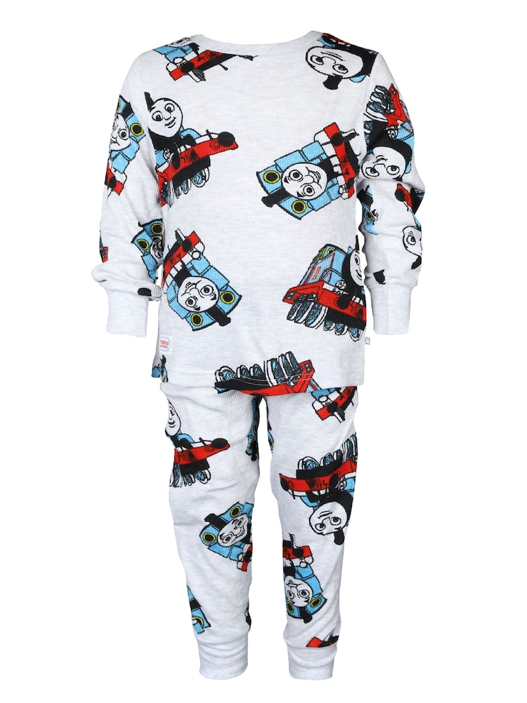 Brand Threads Grey Thomas the Tank Engine Boys Pyjama Set - Image 2 of 3