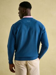 Joules Mason Navy Graphic Crew Neck Jumper - Image 2 of 7