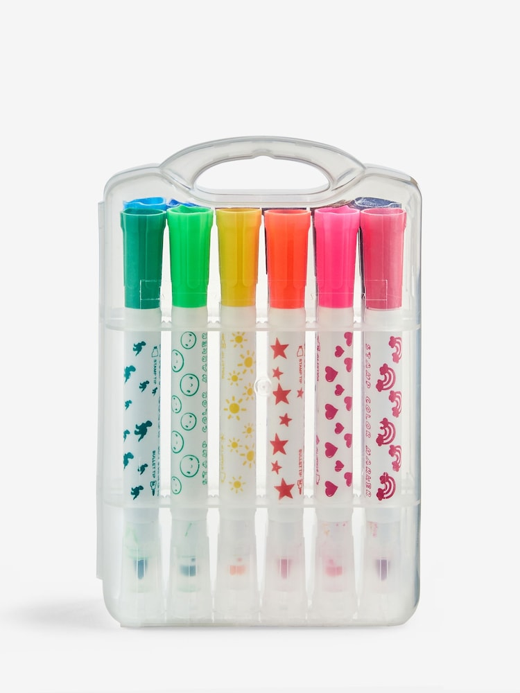 12 Pack Rainbow Stamper Pen Set - Image 2 of 3