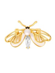 Jon Richard Gold Tone Butterfly Pearl And Mother Of Pearl Gift Boxed Brooch - Image 1 of 2