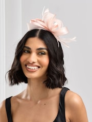 Jon Richard Pink Medium Fascinator Headband - Image 1 of 4