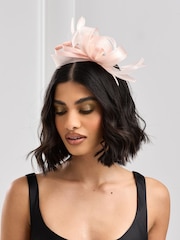 Jon Richard Pink Medium Fascinator Headband - Image 2 of 4