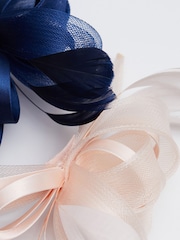Jon Richard Pink Medium Fascinator Headband - Image 3 of 4