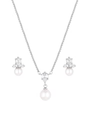Jon Richard Silver Tone Pearl Set - Image 1 of 1