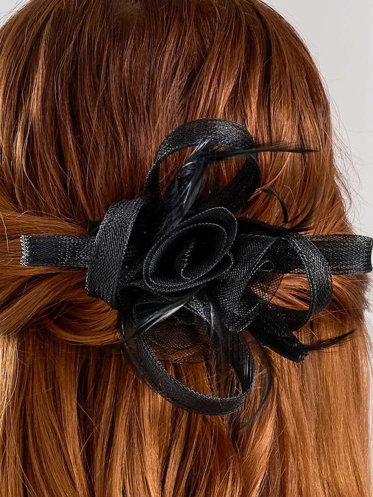 Jon Richard Black Small Fascinator - Image 2 of 4