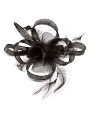 Jon Richard Black Small Fascinator - Image 4 of 4
