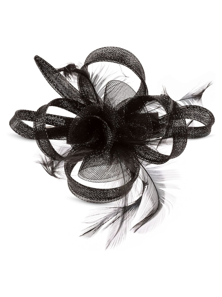 Jon Richard Black Small Fascinator - Image 4 of 4