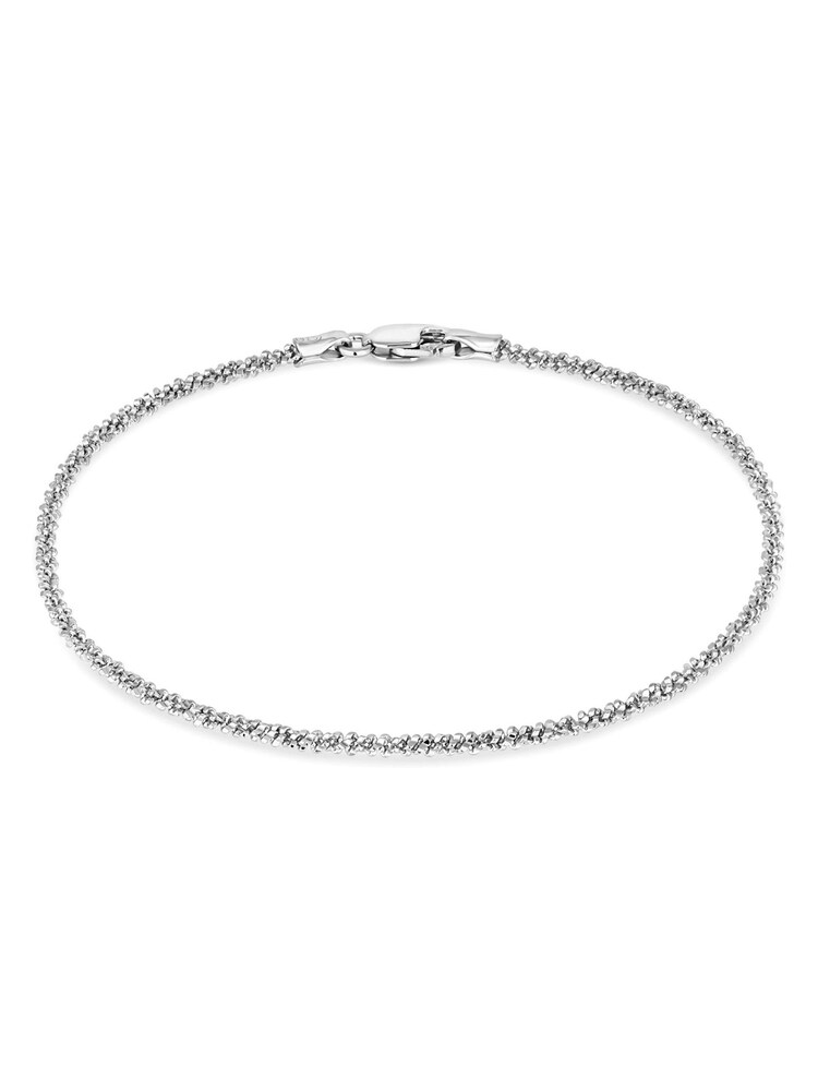 Simply Silver Silver Tone Sparkle Bracelet - Image 1 of 4