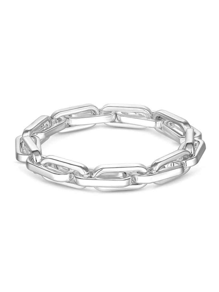 Jon Richard Silver Tone Chain Stretch Bracelet - Image 2 of 2