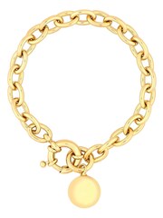 Jon Richard Gold Tone Polished Ball Bracelet - Image 2 of 4