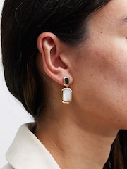 Jon Richard Gold Tone Drop Earrings - Image 3 of 3