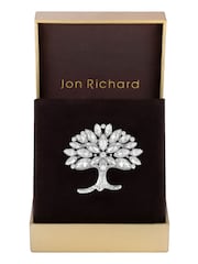 Jon Richard Silver Tone Crystal Cubic Zirconia Tree Of Love Brooch - Image 2 of 2