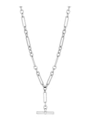 Jon Richard Silver Tone Polished T Bar Necklace - Image 1 of 4