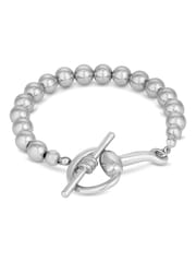 Jon Richard Silver Tone Polished Ball Snaffle Bracelet - Image 3 of 4