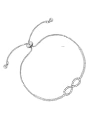 Jon Richard Silver Tone Infinity Slinky Toggle Bracelet - Image 1 of 2