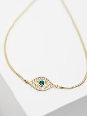 Jon Richard Gold Tone Radiance Collection Evil Eye Toggle Bracelet - Image 1 of 3