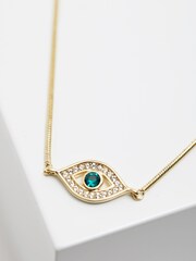 Jon Richard Gold Tone Radiance Collection Evil Eye Toggle Bracelet - Image 2 of 3