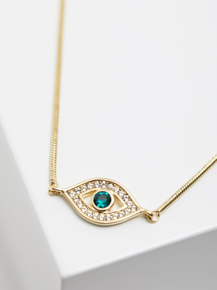 Jon Richard Gold Tone Radiance Collection Evil Eye Toggle Bracelet - Image 2 of 3