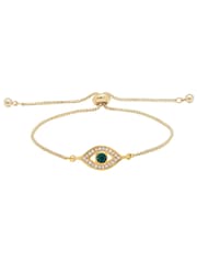 Jon Richard Gold Tone Radiance Collection Evil Eye Toggle Bracelet - Image 3 of 3