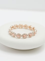 Jon Richard Pink Plated Stretch Bracelet - Image 3 of 3
