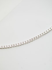 Simply Silver Sterling Silver Tone 925 Cubic Zirconia Tennis Bracelet - Image 3 of 3