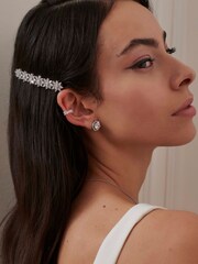 Jon Richard Silver Tone Earrings - Image 2 of 3