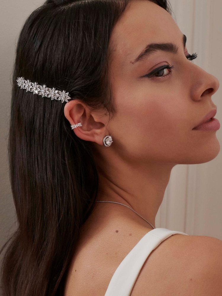 Jon Richard Silver Tone Earrings - Image 2 of 3