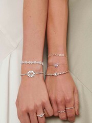 Jon Richard Pink Rose Gold Tone Bracelet - Image 3 of 3