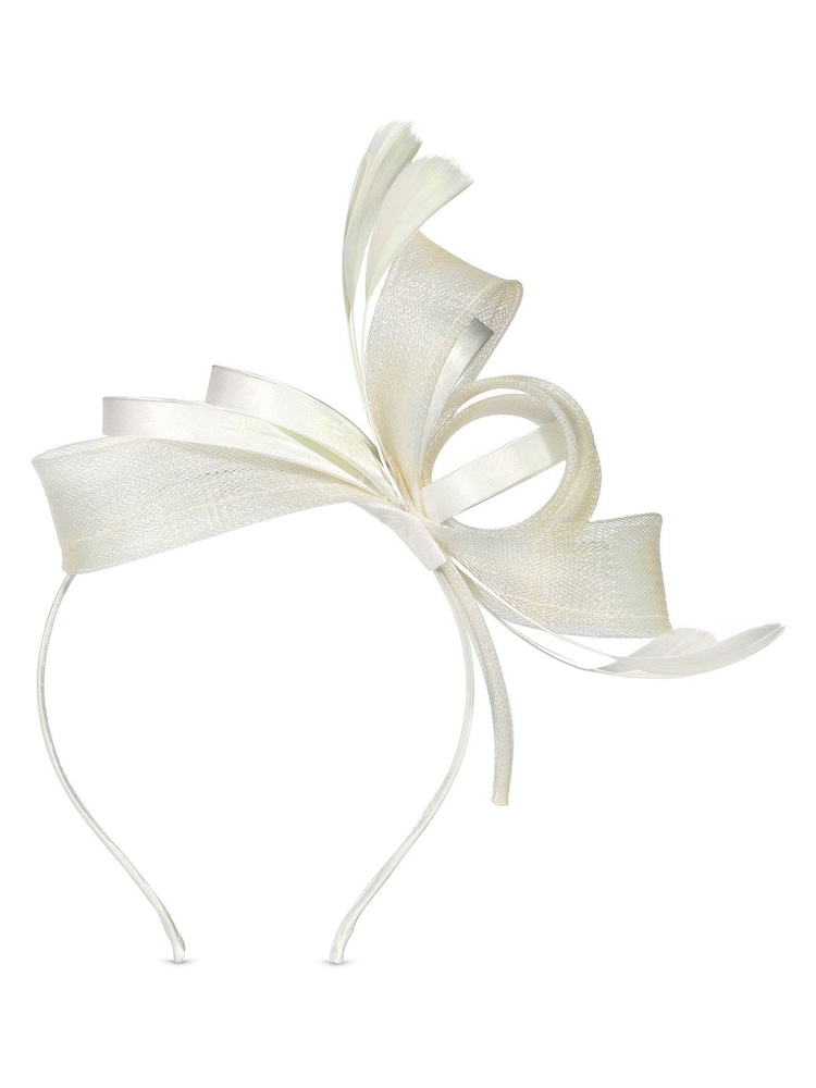 Jon Richard Cream Medium Fascinator Headband - Image 4 of 4