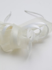 Jon Richard Cream Medium Fascinator Headband - Image 6 of 6