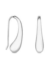 Jon Richard Silver Tone Organic Teardrop Earrings - Image 1 of 2