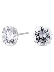 Simply Silver Sterling Silver Tone 925 Cubic Zirconia Stud Earrings - Image 1 of 1
