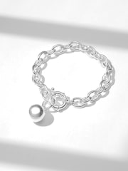Jon Richard Silver Tone Polished Ball Bracelet - Image 2 of 4