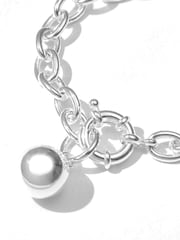Jon Richard Silver Tone Polished Ball Bracelet - Image 3 of 4