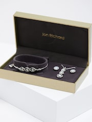 Jon Richard Silver Tone Opal Trio Gift Boxed Set - Image 2 of 4