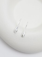 Simply Silver Sterling Silver Tone 925 Polished Drop Earrings - Image 2 of 4