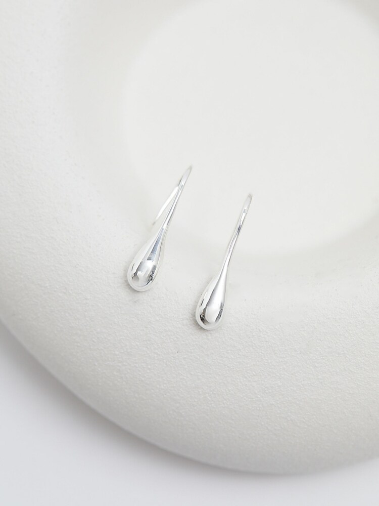 Simply Silver Sterling Silver Tone 925 Polished Drop Earrings - Image 2 of 4