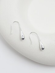 Simply Silver Sterling Silver Tone 925 Polished Drop Earrings - Image 3 of 4