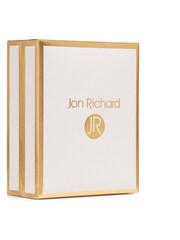 Jon Richard Silver Plated Rhodium Aqua Cubic Zirconia Crystal Square Drop Gift Boxed Set - Image 3 of 3