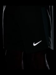 Nike Dark Green 9 Inch Dri-FIT Challenger Unlined Running Shorts - Image 9 of 9